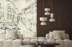 Fototapeta: Rysunek ulicznej kawiarni