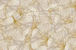 Fototapeta: Rysunek złotych liści miłorzębu