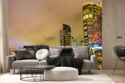 Fototapeta: Rzeki yarra i melbourne skyline.