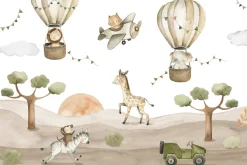 Fototapeta: Safari dla dzieci ze zwierzętami