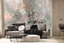 Fototapeta: Sakura po deszczu akwarela