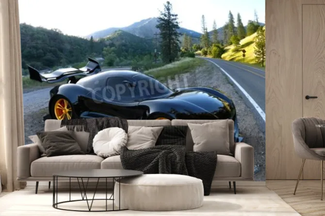 Fototapeta: Samochód sportowy