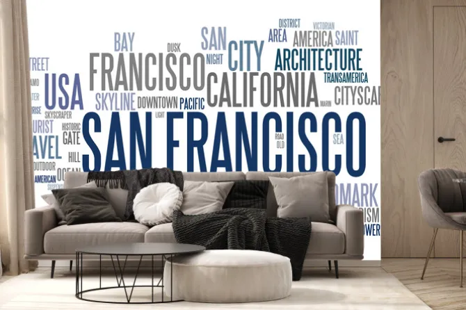 Fototapeta: San francisco word cloud