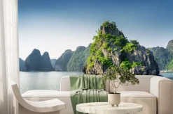 Fototapeta: Scenic widok na ha long bay, na morzu południowochińskim, wietnam