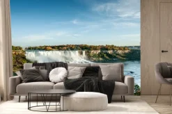 Fototapeta: Scenic widok z niagara falls jesienią