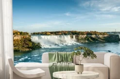 Fototapeta: Scenic widok z niagara falls jesienią