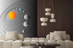 Fototapeta: Schemat układu słonecznego. ilustracją struktury systemu słonecznego.