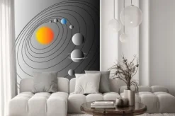 Fototapeta: Schemat układu słonecznego. ilustracją struktury systemu słonecznego.