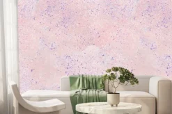 Fototapeta: Seamless texture of blue and pink terrazzo floor for patterns