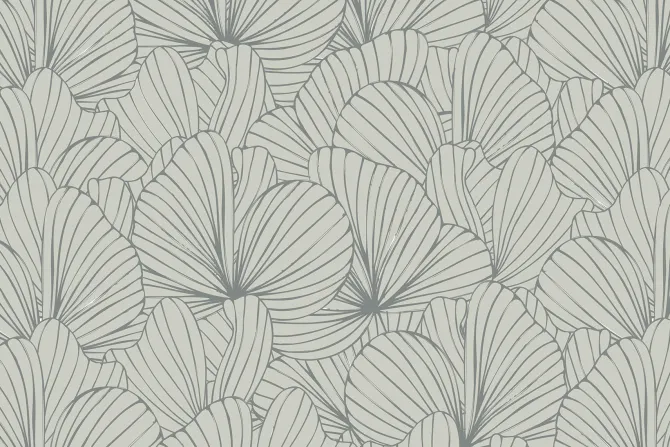 Fototapeta: Siatki liści w szarych odcieniach