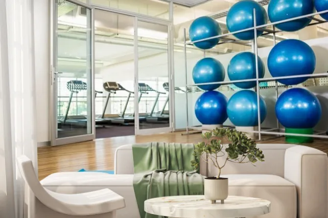 Fototapeta: Siłownia bez ludzi