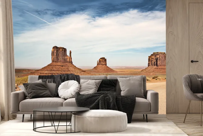 Fototapeta: Skalista pustynia monument valley