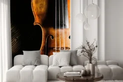 Fototapeta: Skrzypce w stylu vintage, zbliżenie