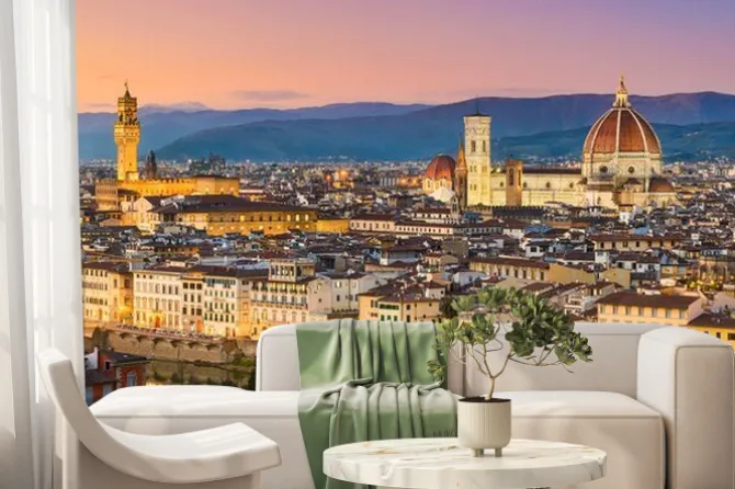 Fototapeta: Skyline of florence, italy