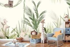 Fototapeta: Słoń w tropikalnej dżungli