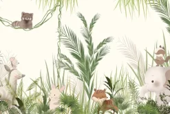 Fototapeta: Słoń w tropikalnej dżungli