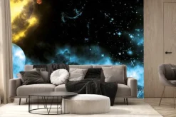 Fototapeta: Słońce / galaxy spacefog