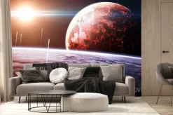 Fototapeta: Słońce i dwie planety