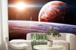 Fototapeta: Słońce i dwie planety