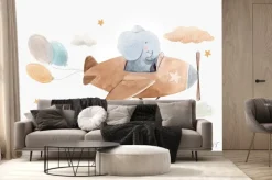 Fototapeta: Słonik w samolocie