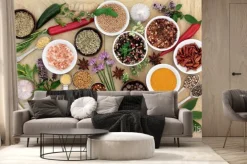 Fototapeta: Spice and herb collection