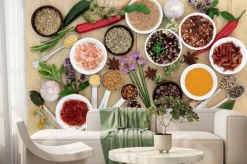 Fototapeta: Spice and herb collection