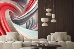 Fototapeta: Spiralna abstrakcja z efektem 3d