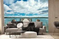 Fototapeta: Spoczywającej na molo