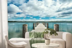 Fototapeta: Spoczywającej na molo