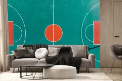 Fototapeta: Sportowe boisko do koszykówki