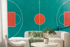 Fototapeta: Sportowe boisko do koszykówki