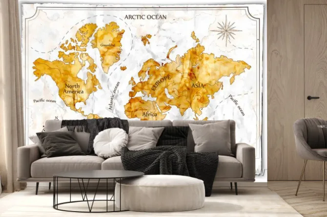 Fototapeta: Stara mapa