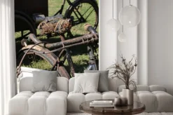 Fototapeta: Stare kanister aluminium mleko stosowane przez rolników