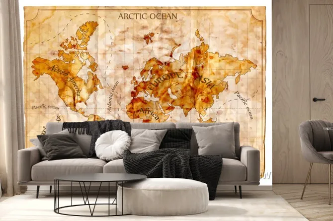 Fototapeta: Stare mapy