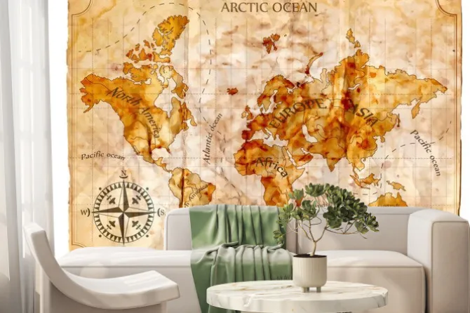 Fototapeta: Stare mapy