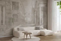 Fototapeta: Starożytna architektura w szarości