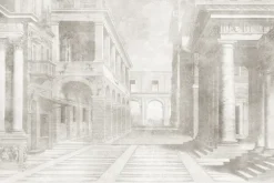 Fototapeta: Starożytna architektura w szarości