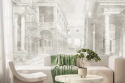 Fototapeta: Starożytna architektura w szarości