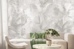 Fototapeta: Starożytne łuki z tropikalną roślinnością