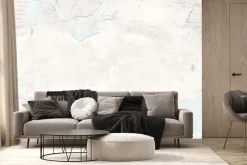 Fototapeta: Stary ceglany mur z pęknięciami