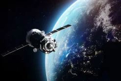 Fototapeta: Statek kosmiczny na orbicie ziemi