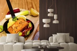 Fototapeta: Stek z łososia smażone na patelni.