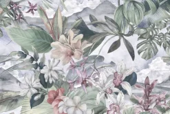 Fototapeta: Storczyki wśród tropikalnej roślinności