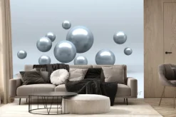 Fototapeta: Streszczenie futurystyczny sferze refleksji