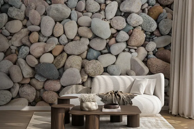 Fototapeta: Struktura kamieni z bliska plaża