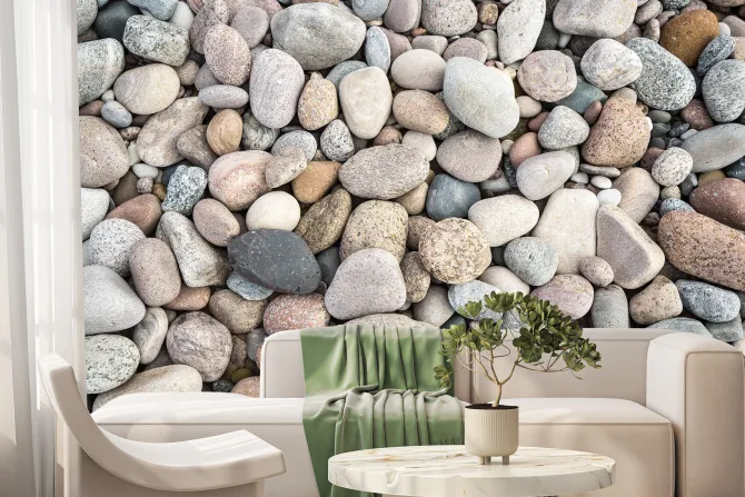 Fototapeta: Struktura kamieni z bliska plaża