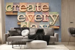 Fototapeta: Stworzyć codziennie w rodzaju drewna
