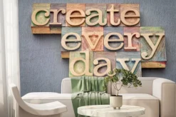 Fototapeta: Stworzyć codziennie w rodzaju drewna