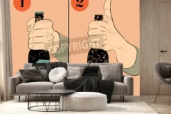 Fototapeta: Styl vintage grunge plakat piwa. humorystyczny instrukcja plakat