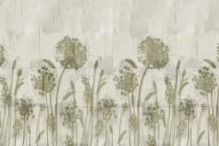 Fototapeta: Subtelne dmuchawce na szarym tle